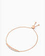 Full Circle Slider Bracelet, Clear/Rose Gold, Product