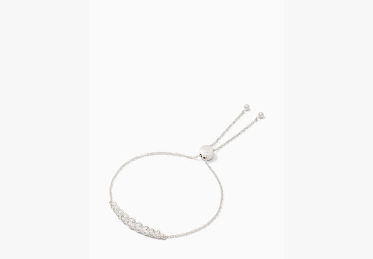 Full Circle Slider Bracelet, Clear/Silver, Product image number 0