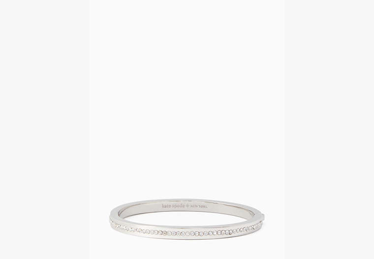 Ring It Up Pave Bangle, Clear/Silver, Product