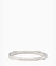 Ring It Up Pave Bangle, Clear/Silver, ProductTile