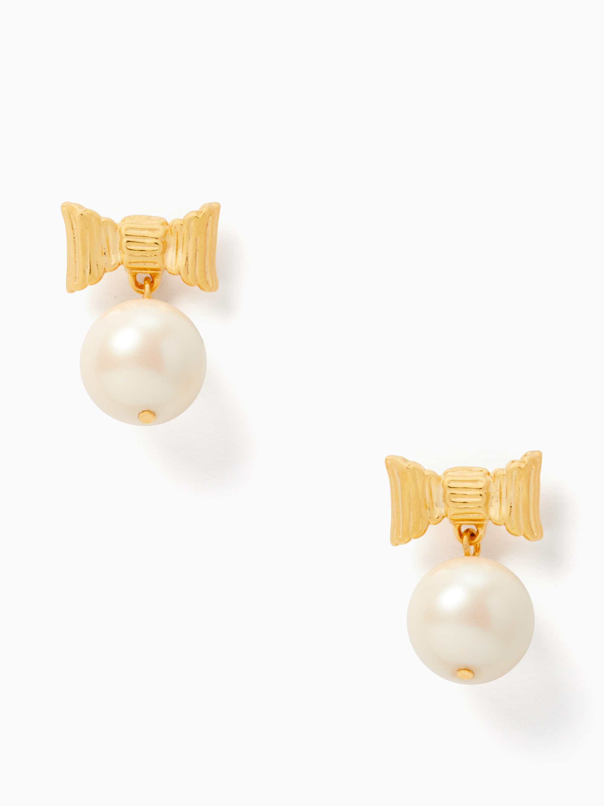 all wrapped up in pearls drop earrings