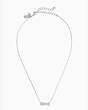 Ready Set Bow Pave Bow Mini Pendant, Clear/Silver, Product