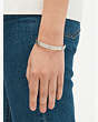 Spot The Spade Studded Hinged Bangle, Silver, Product