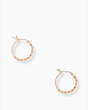 Full Circle Huggies, Clear/Rose Gold, Product