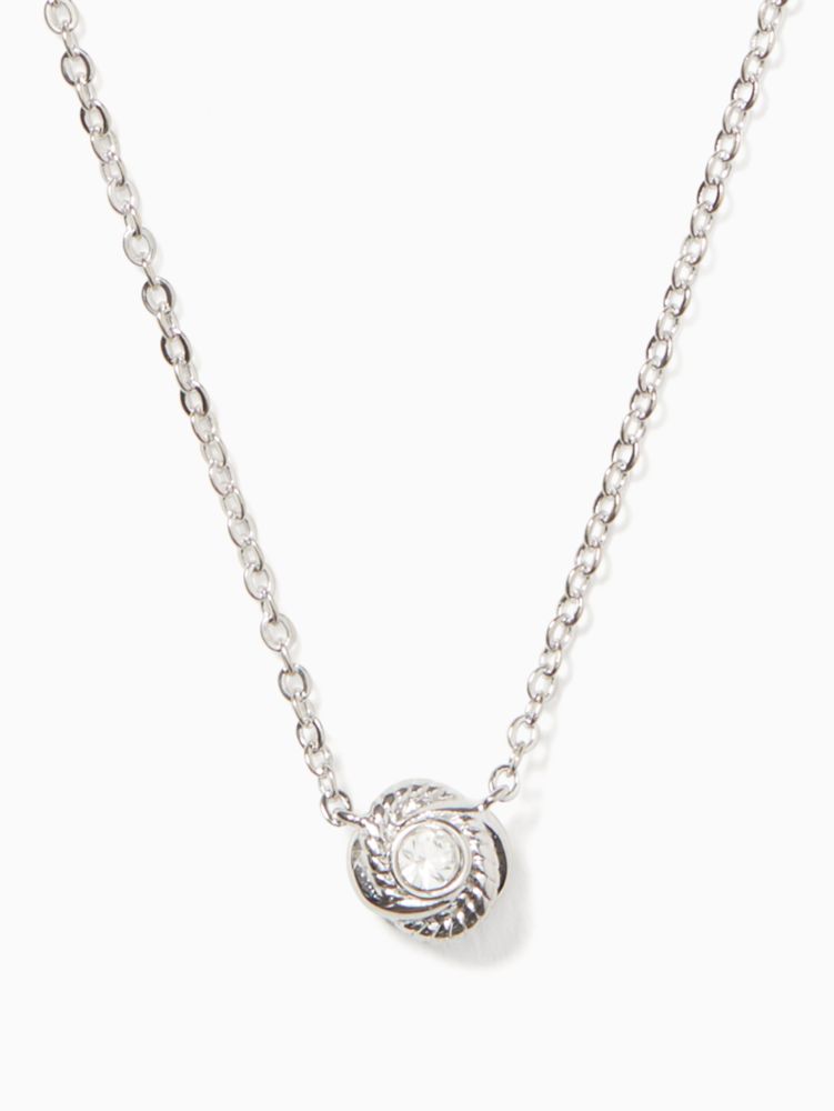 Infinity & Beyond Knot Mini Pendant Necklace | Kate Spade Surprise