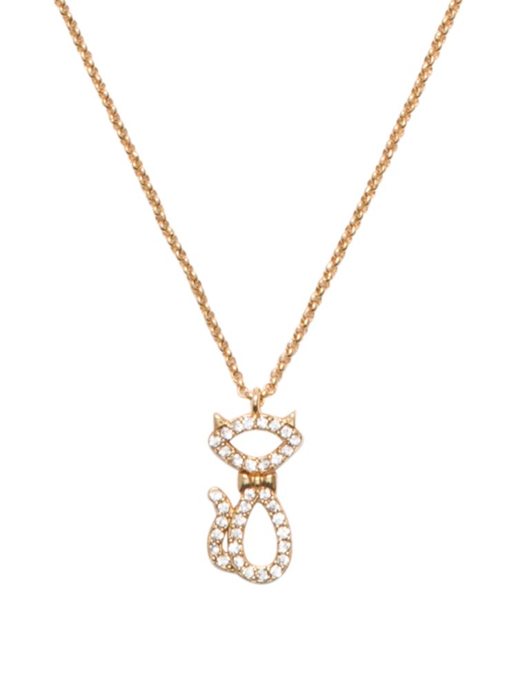 Jazz Things Up Pave Cat Mini Pendant | Kate Spade Surprise