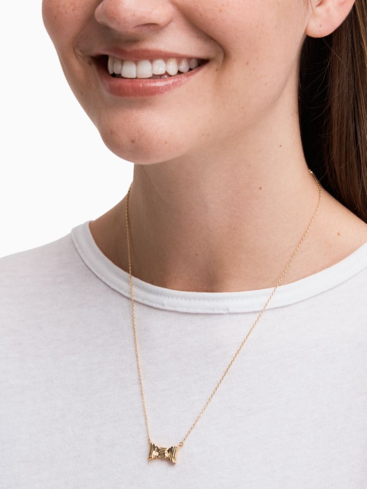 All Wrapped Up Mini Pendant Necklace | Kate Spade Surprise