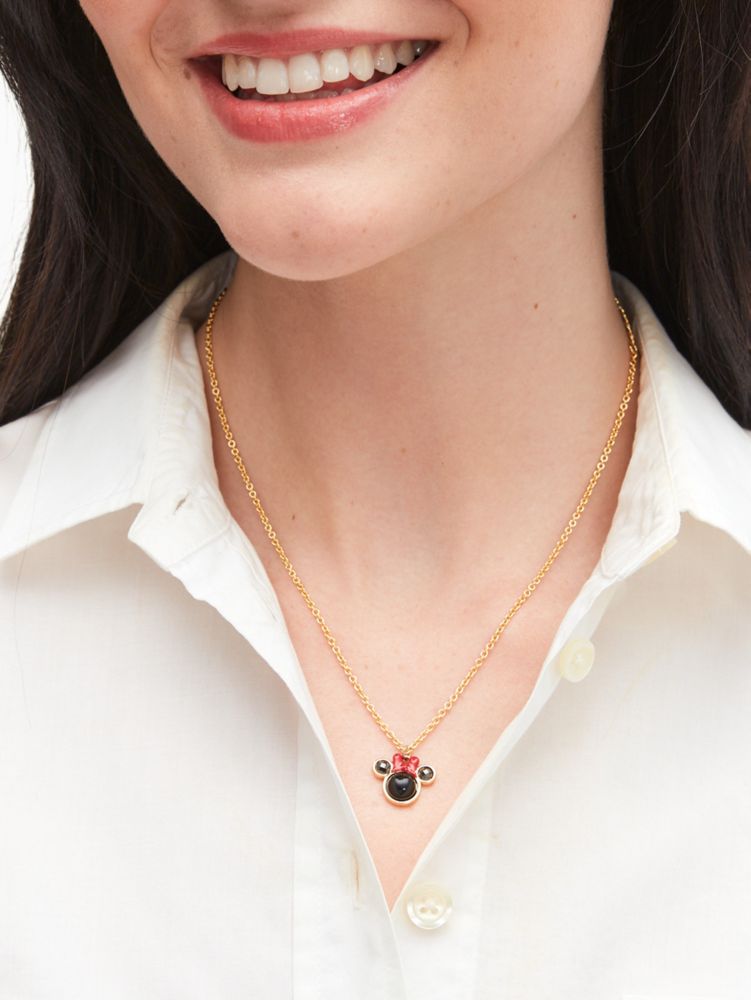 disney x kate spade new york minnie mini pendant by kate spade new york hover view