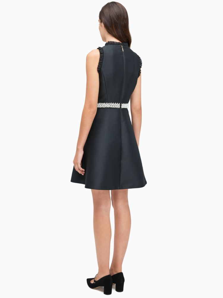 kate spade pearl crystal mikado dress