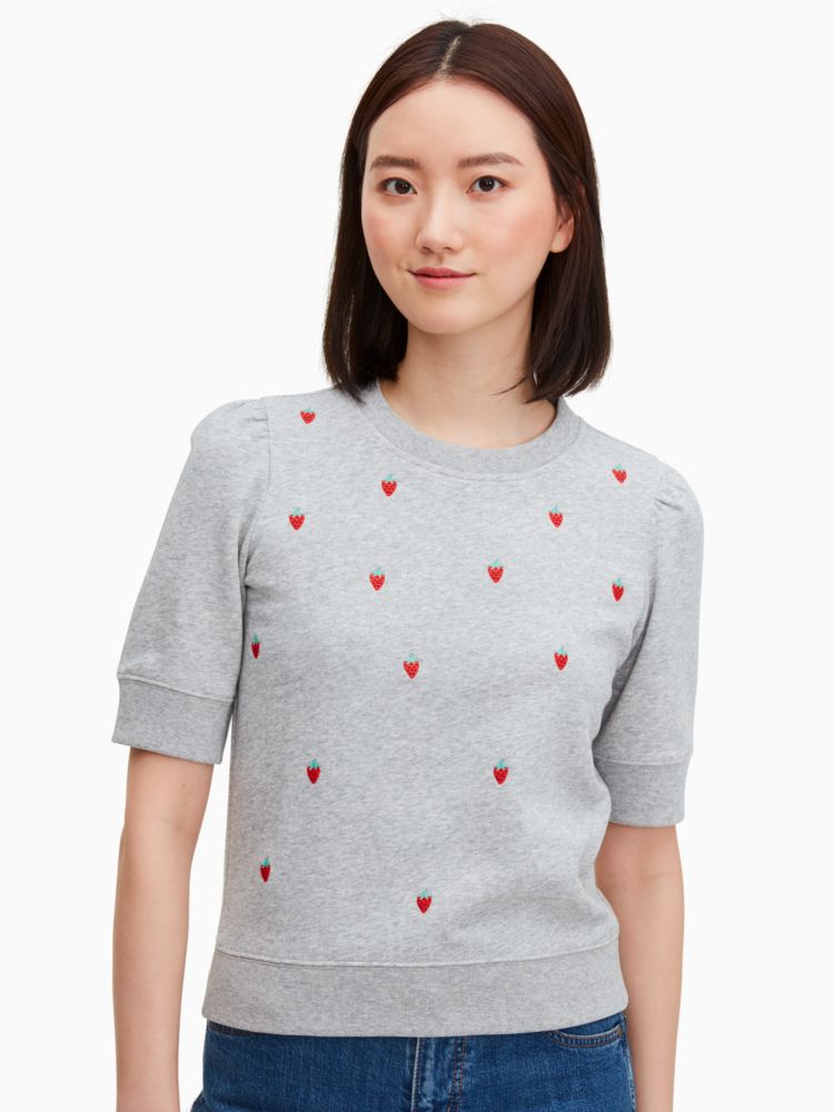 Strawberry Embroidered Pullover Kate Spade Surprise