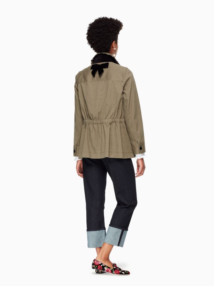 Broome Street Ruffle Military Jacket | Kate Spade Surprise