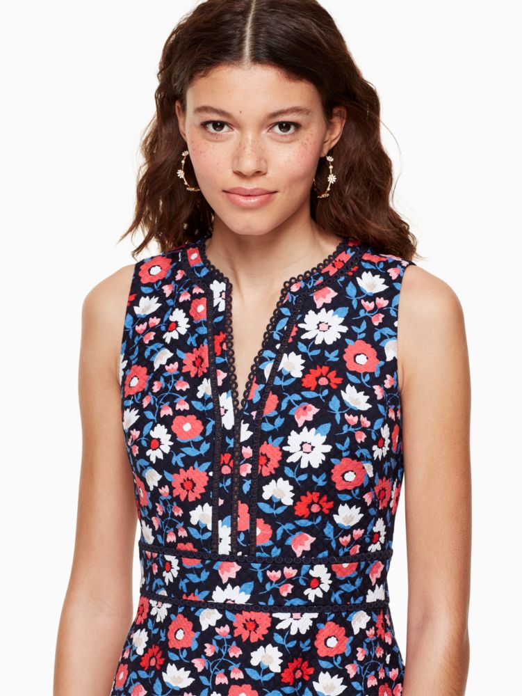 kate spade daisy jacquard sheath dress