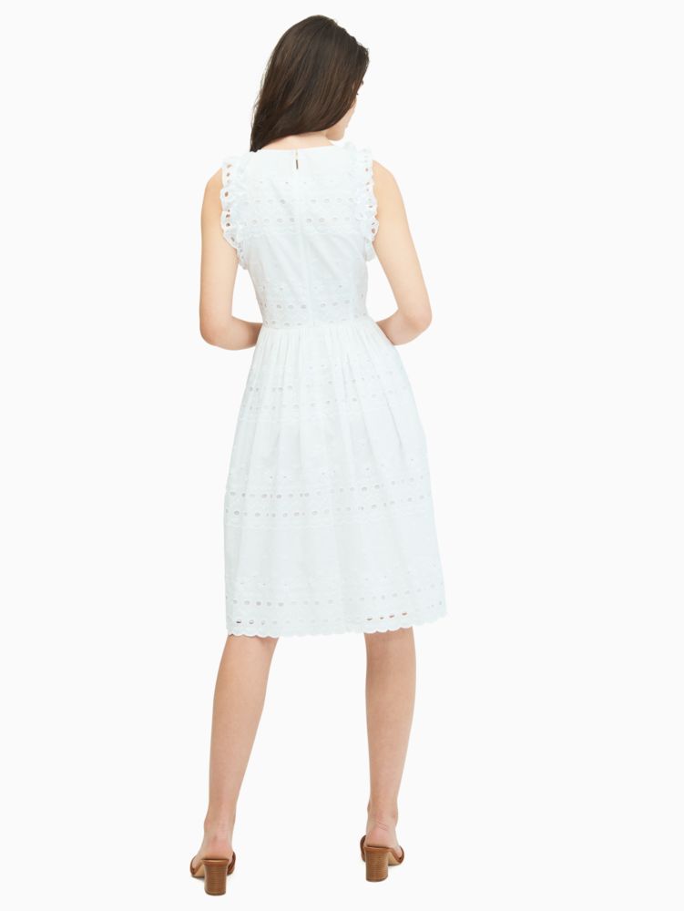 casual spade eyelet dress