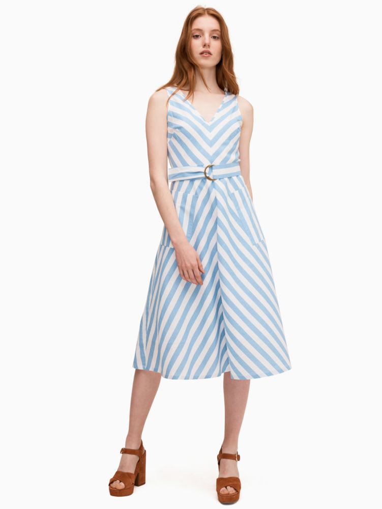 deck stripe midi dress Kate Spade New York