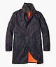 Jack Spade Waxwear Trench Coat, Navy, ProductTile