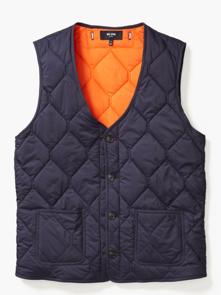 Jack Spade Quilted 3 In 1 Button Out Vest | Kate Spade New York