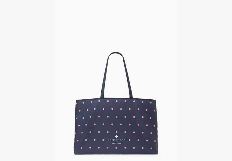 Large Park Dot Canvas Tote, Multi, Product image number 0