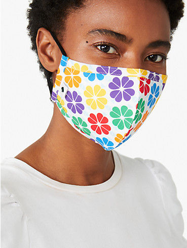 rainbow hearts & spade flower non-medical mask set, , rr_productgrid