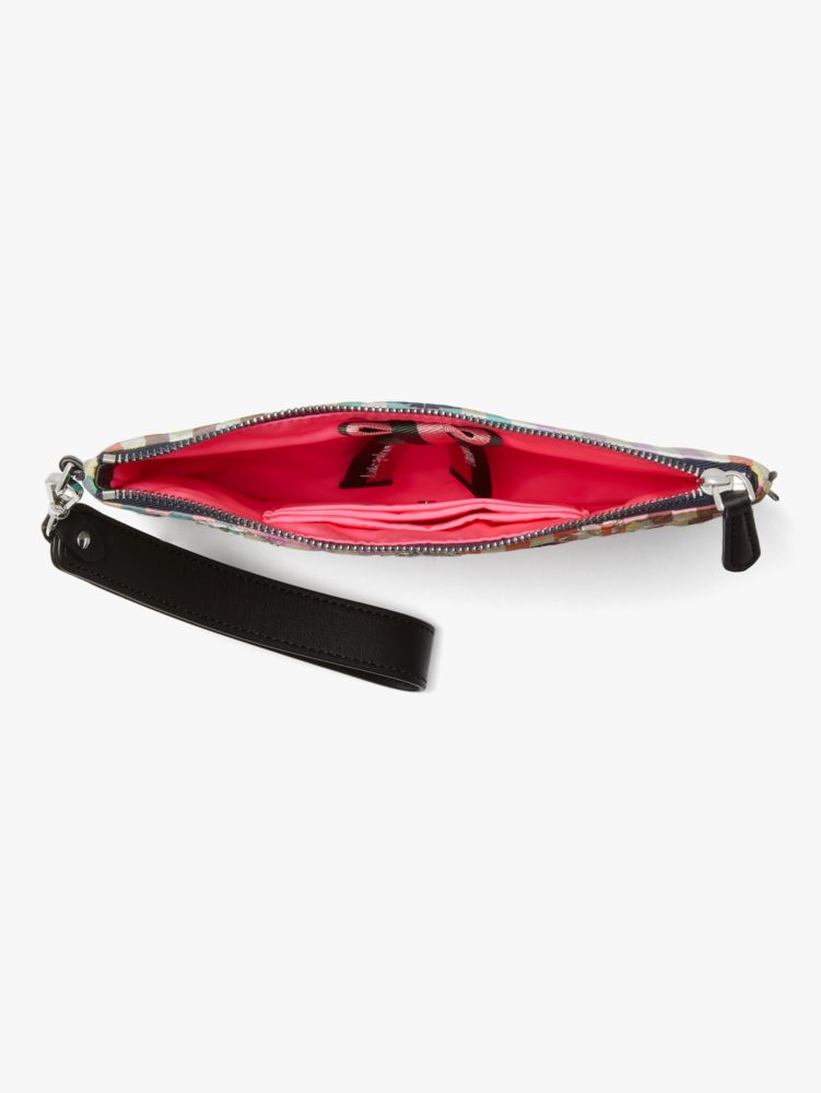 Kate Spade New York X Beams Bella Plaid Small Pouch Wristlet, Multi, Product