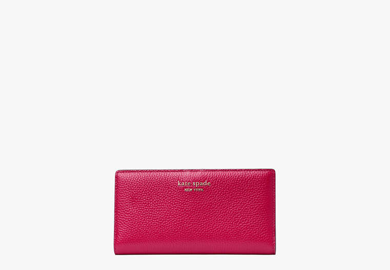 Roulette Slim Bifold Wallet, Pomegranate, Product