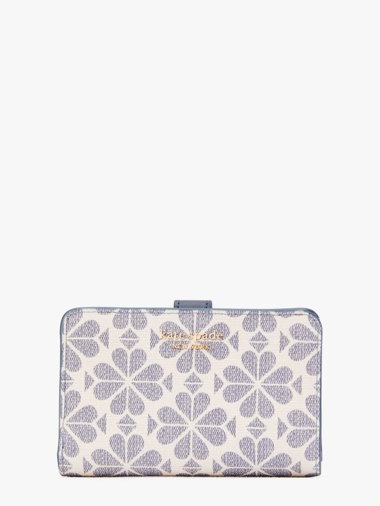 Spade Flower Coated Canvas Compact Wallet Kate Spade New York