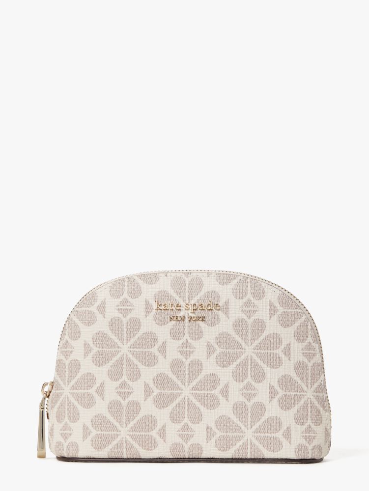 Spade Flower Coated Canvas Small Dome Cosmetic Case | Kate Spade New York