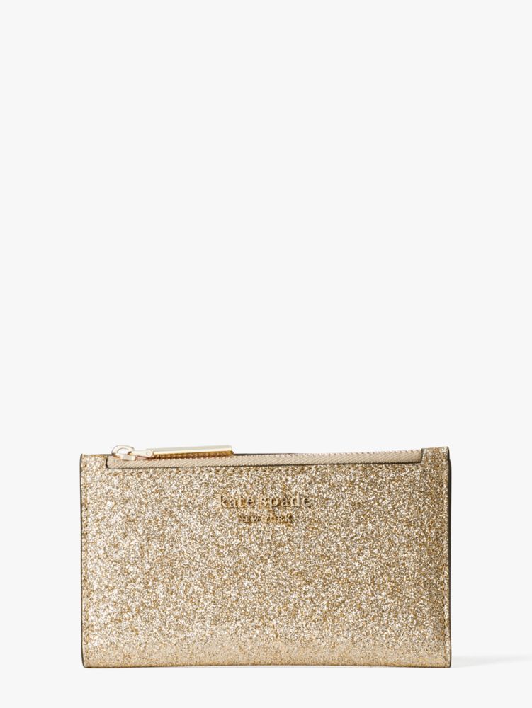 Spencer Glitter Small Slim Bifold Wallet Kate Spade New York 0213