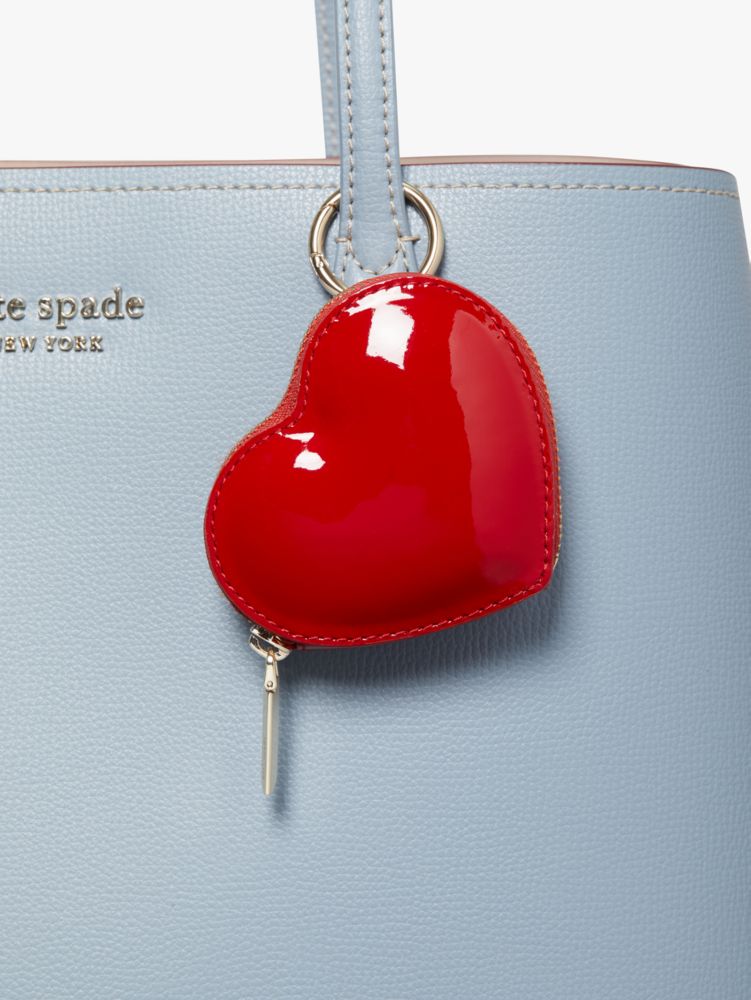 Women's red currant 3d heart coin purse | Kate Spade New York Belgium