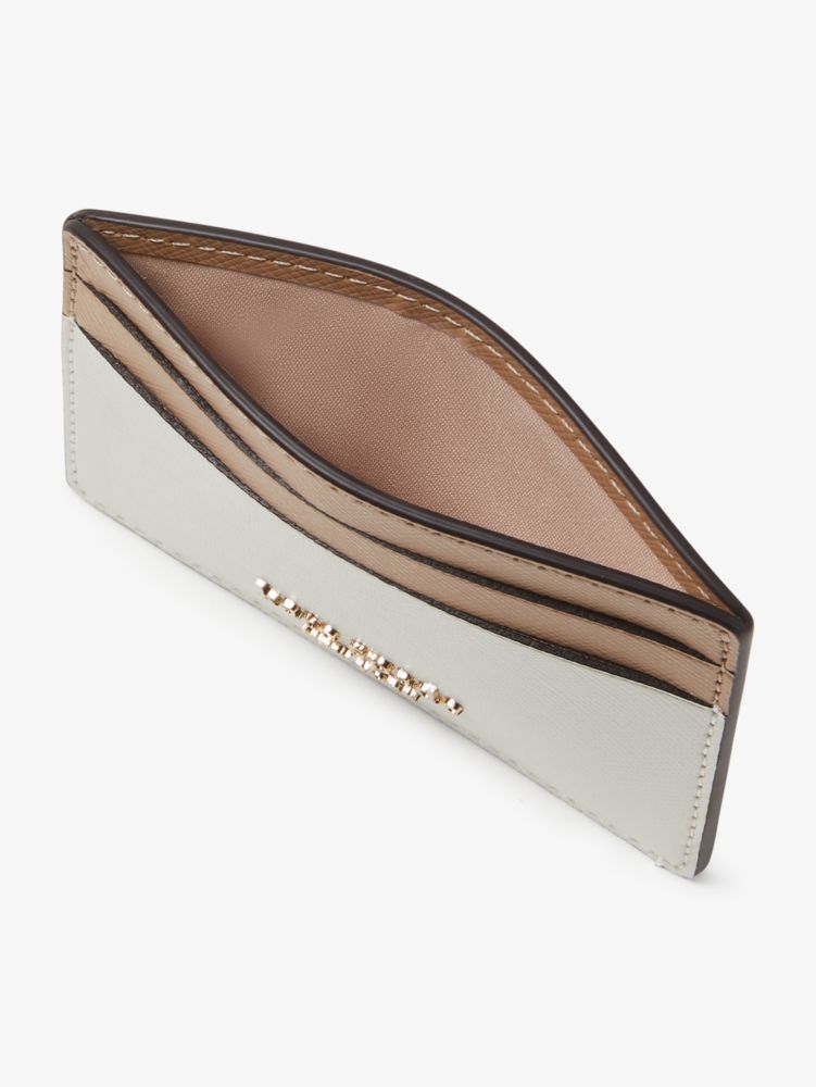 Spencer Cardholder, Parchment/Raw Pecan, Product