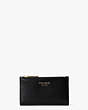 Spencer Small Slim Bifold Wallet, Black, Product