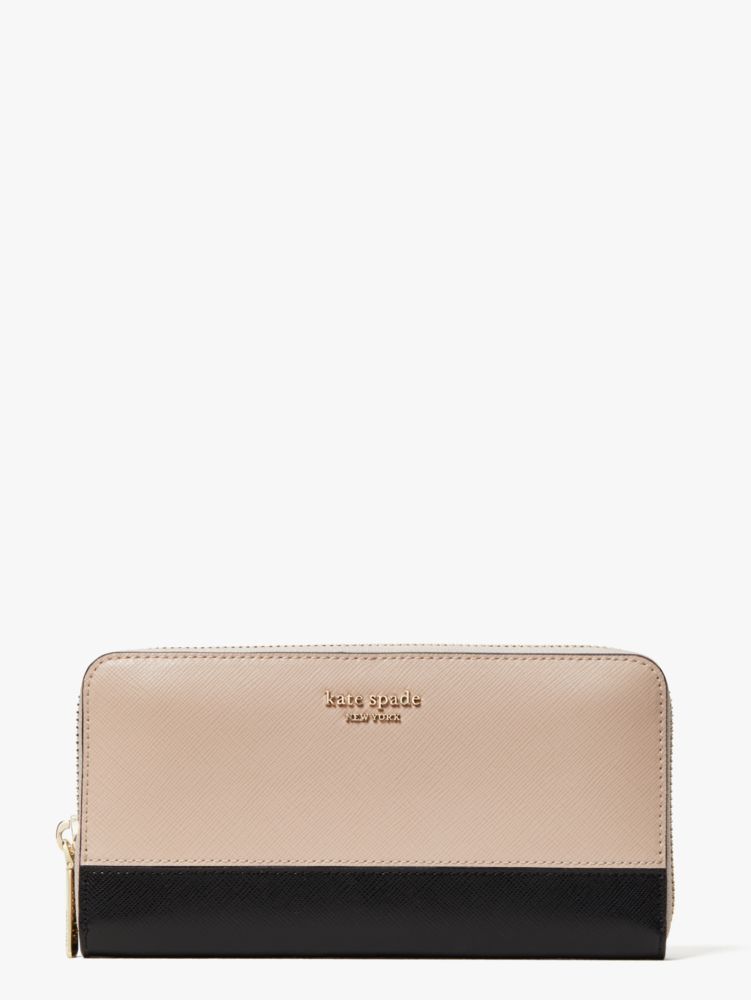 spencer zip-around continental wallet