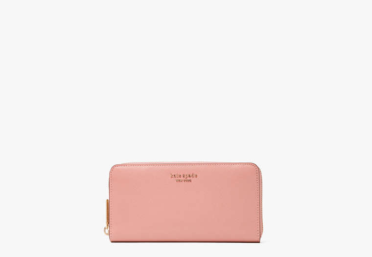 Spencer Zip-around Continental Wallet, Serene Pink, Product