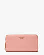 Spencer Zip-around Continental Wallet, Serene Pink, Product