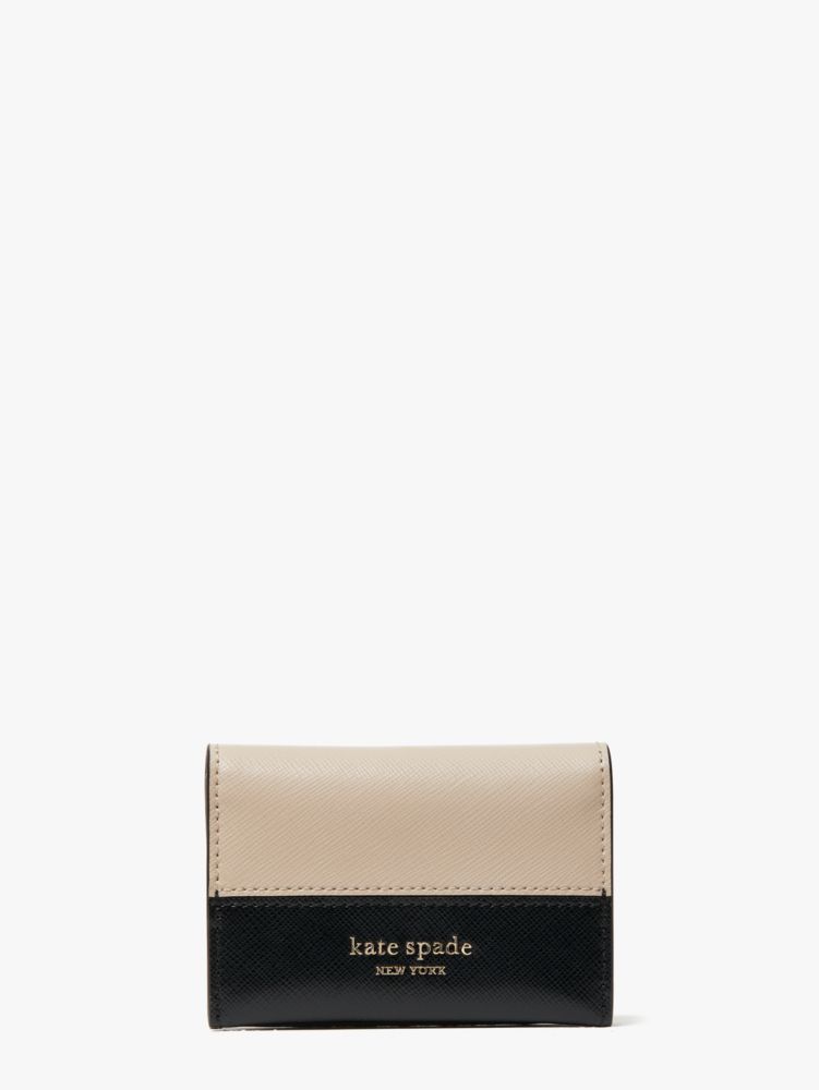 Spencer Bifold Cardholder, Warm Beige/Black, Product