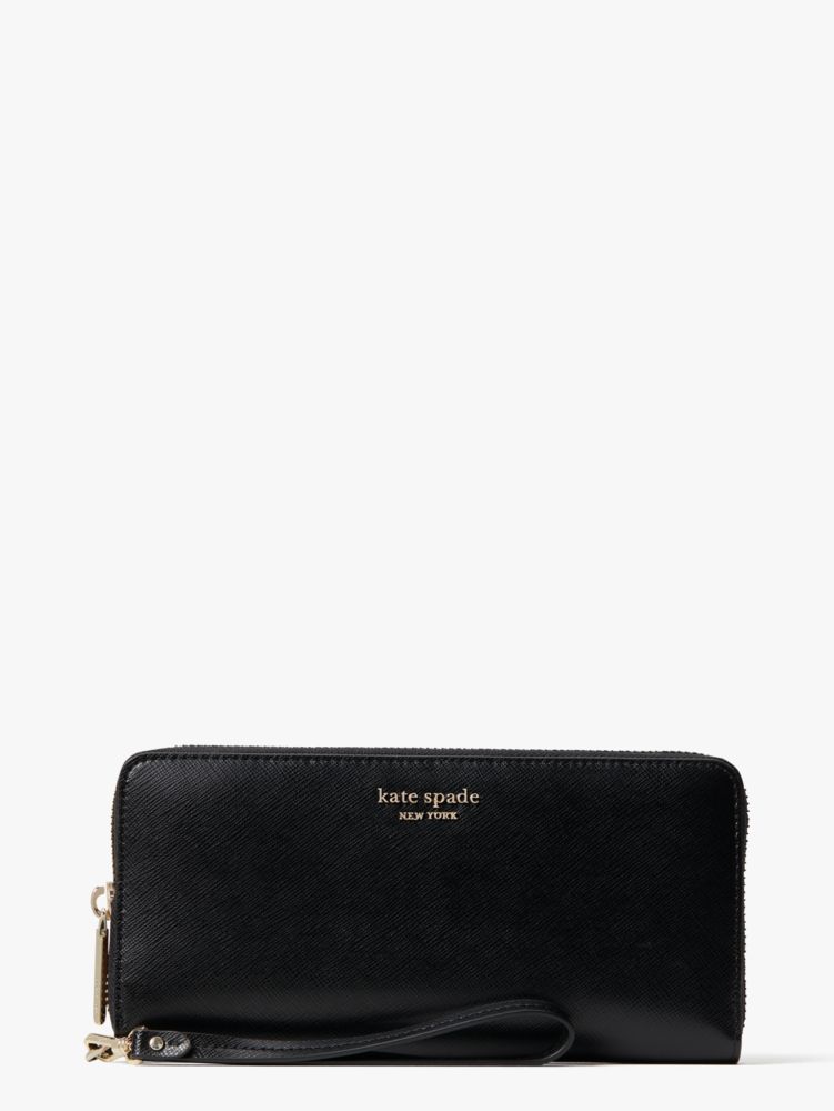 Spencer Travel Wallet, Black / Glitter, Product