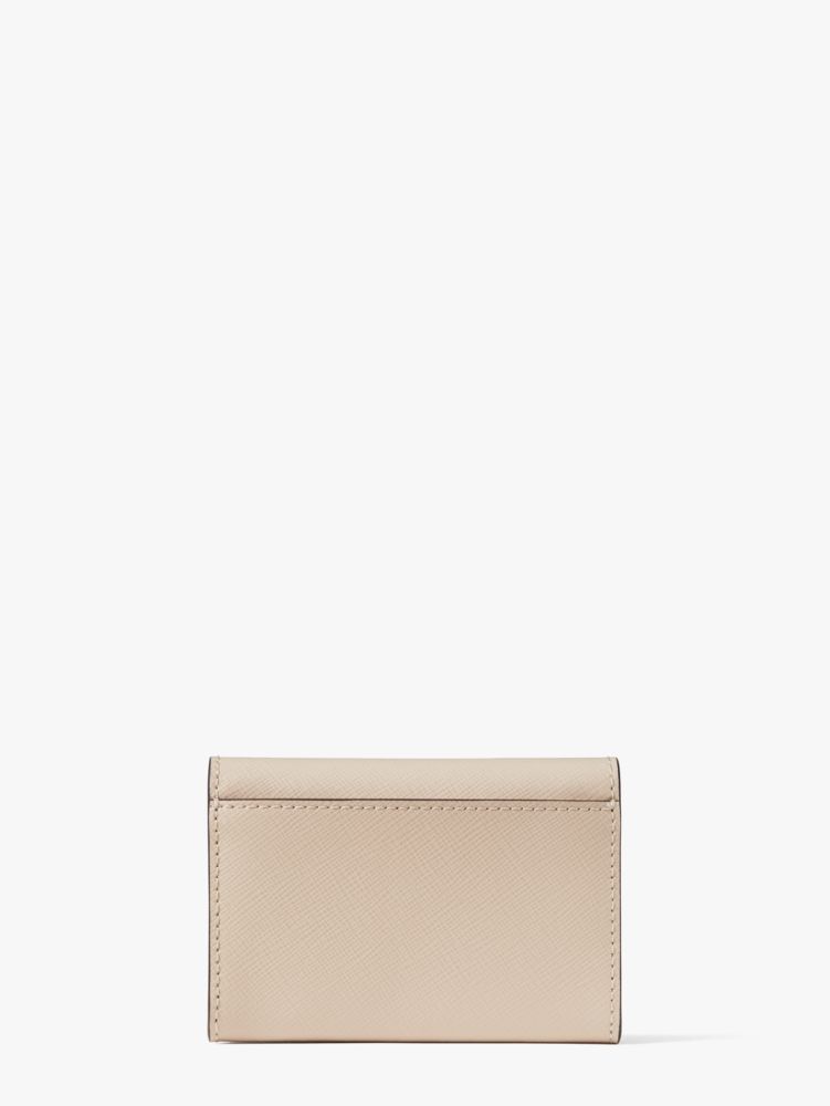 mila bifold cardholder, WARM BEIGE, Product