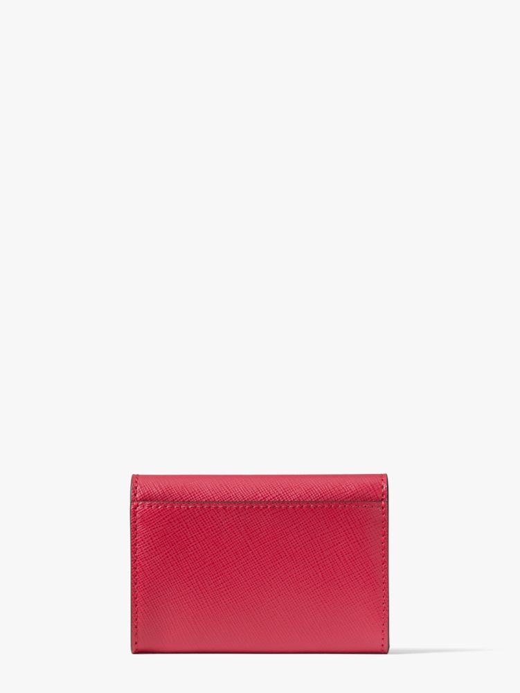 mila bifold cardholder, CERISE, Product