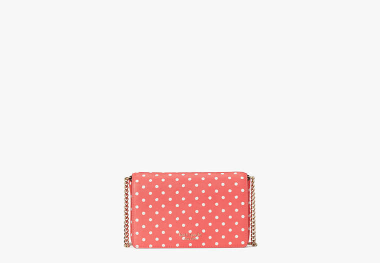 Spencer Dots Chain Wallet, Peach Melba Multi, Product