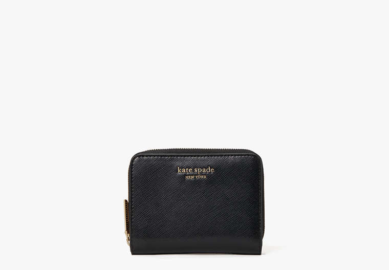 Spencer Small Compact Wallet, Black, Product image number 0