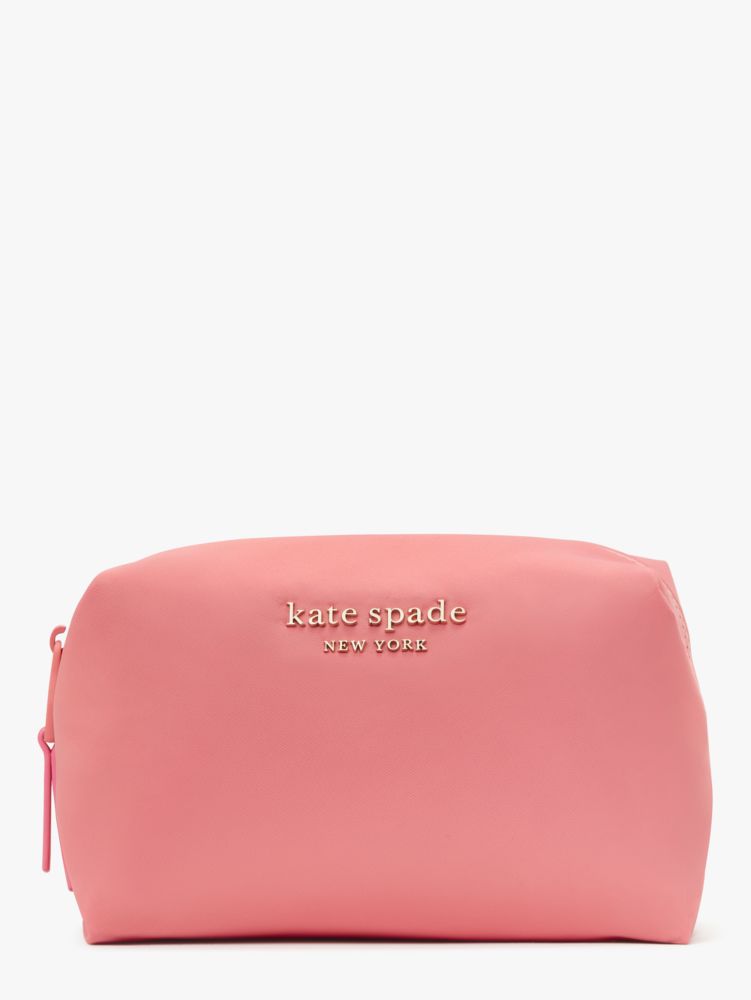 The Little Better Everything Puffy Large Cosmetic Case, Carolina Coral, Product