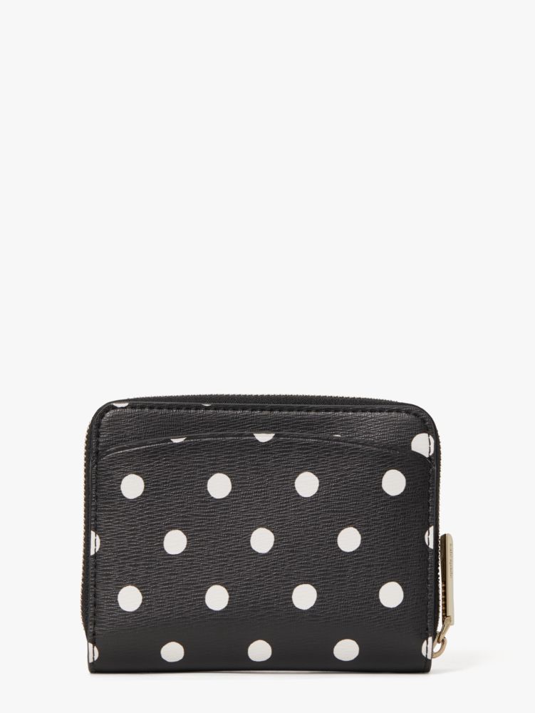 Spencer Sunshine Dot Small Compact Wallet, Black Multi, Product