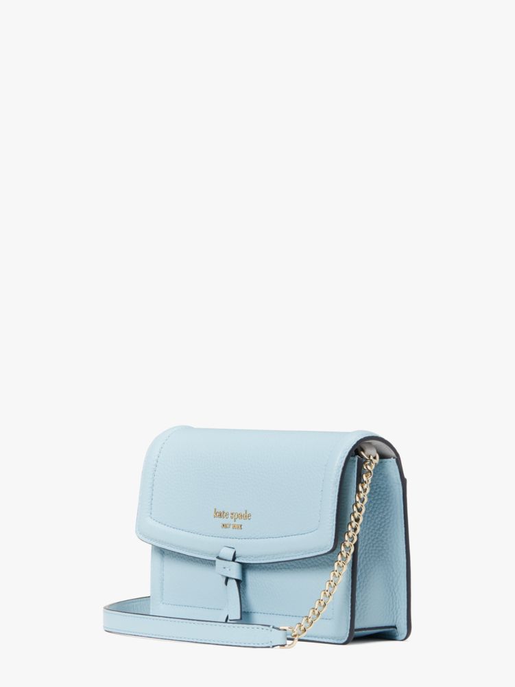 Knott Flap Crossbody, Teacup Blue, Product