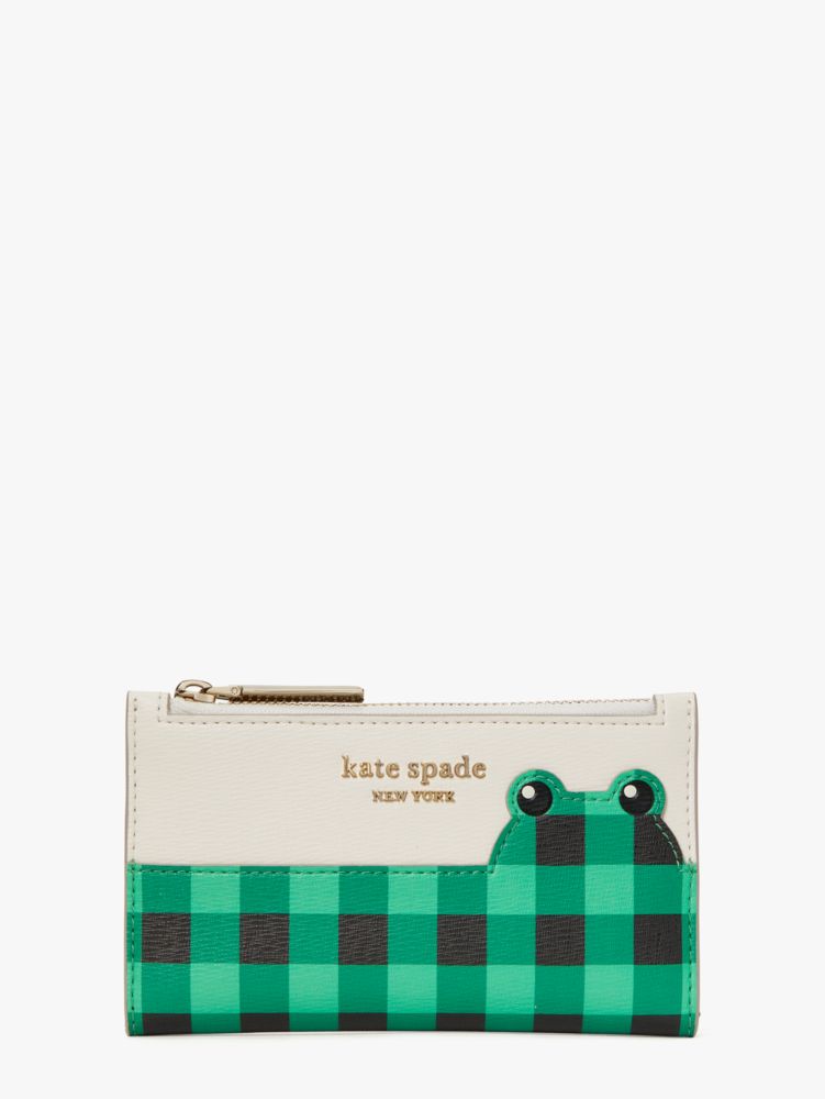 Hoppkins Frog Small Slim Bifold Wallet | Kate Spade New York
