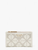 spencer perforated small slim bifold wallet, , s7productThumbnail