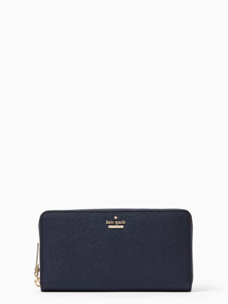 kate spade cameron street wallet blue