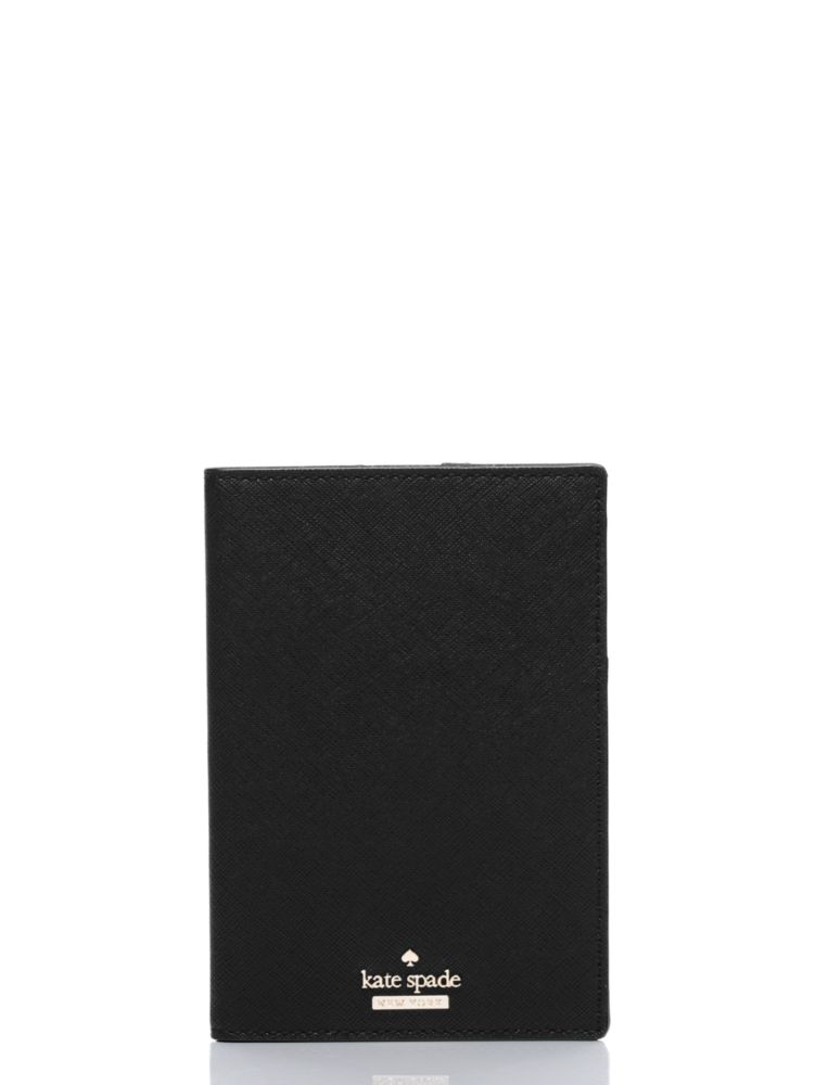 Cameron Street Travel Passport Holder, Black / Glitter, ProductTile