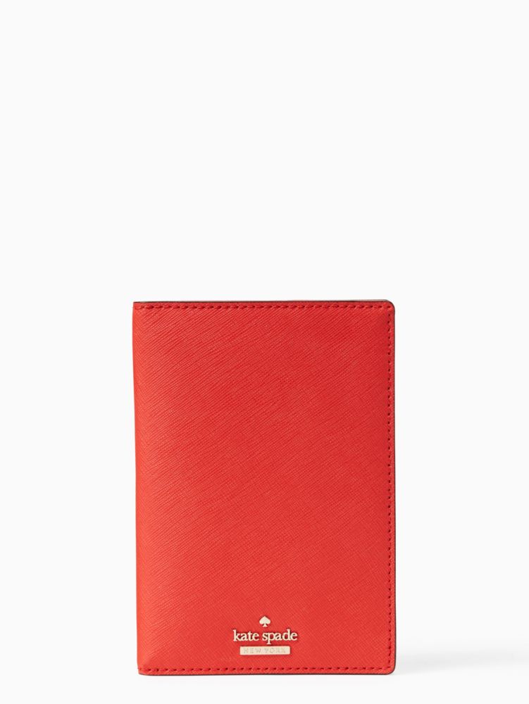 Cameron Street Travel Passport Holder, Hot Chili/Red, ProductTile