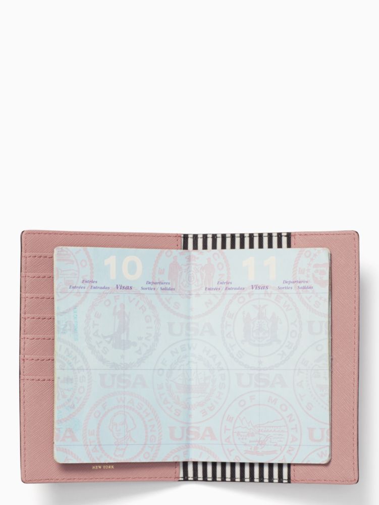 Cameron Street Travel Passport Holder, Dusty Peony, Product