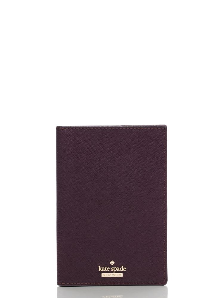 Cameron Street Travel Passport Holder, Mahogany, ProductTile