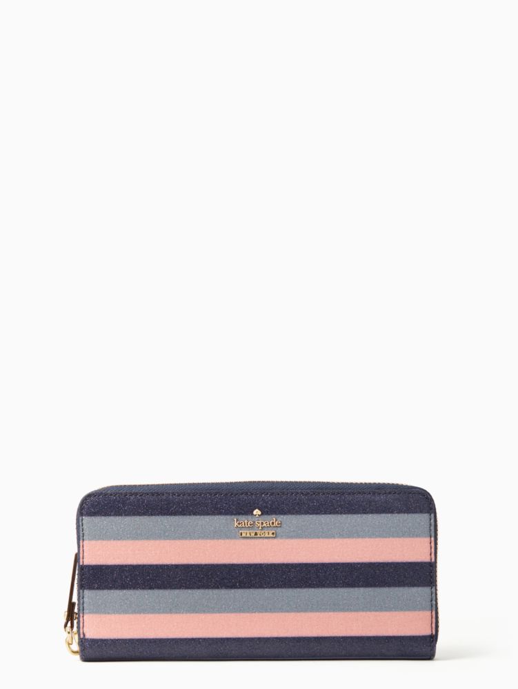 kate spade lindsey glitter wallet
